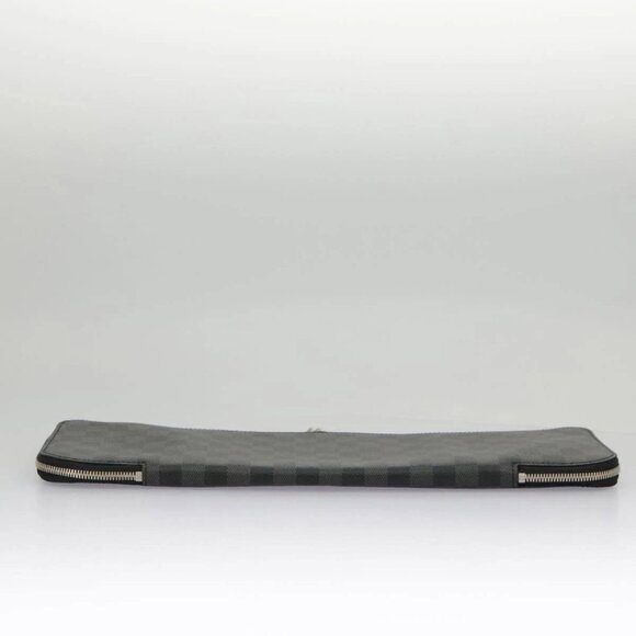 LOUIS VUITTON Damier Graphite Etui 5 Cravat Necktie Case - Picture 5 of 16